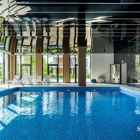 Elite Z Basenem-pobierowo Baltic Apartments-sannel For Rent Lägenhet *